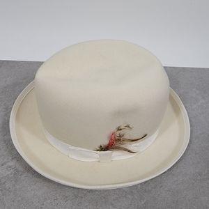 Vintage 70s Wool Fedora Morefelt Derby Hat